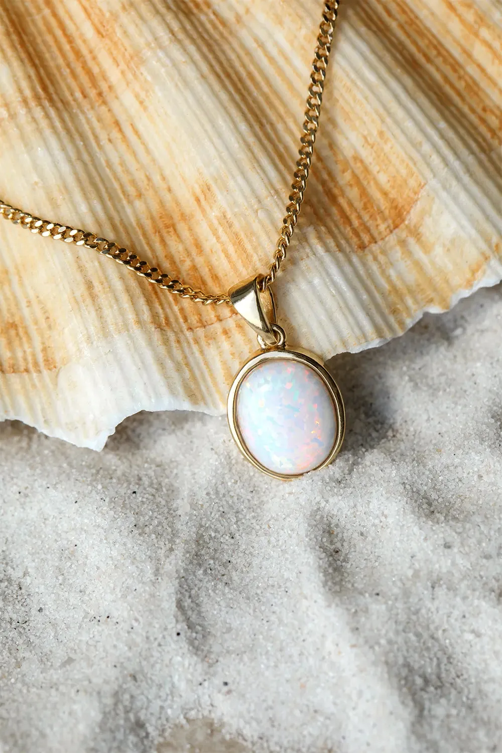 Opal Dream Necklace 14K Gold Plated