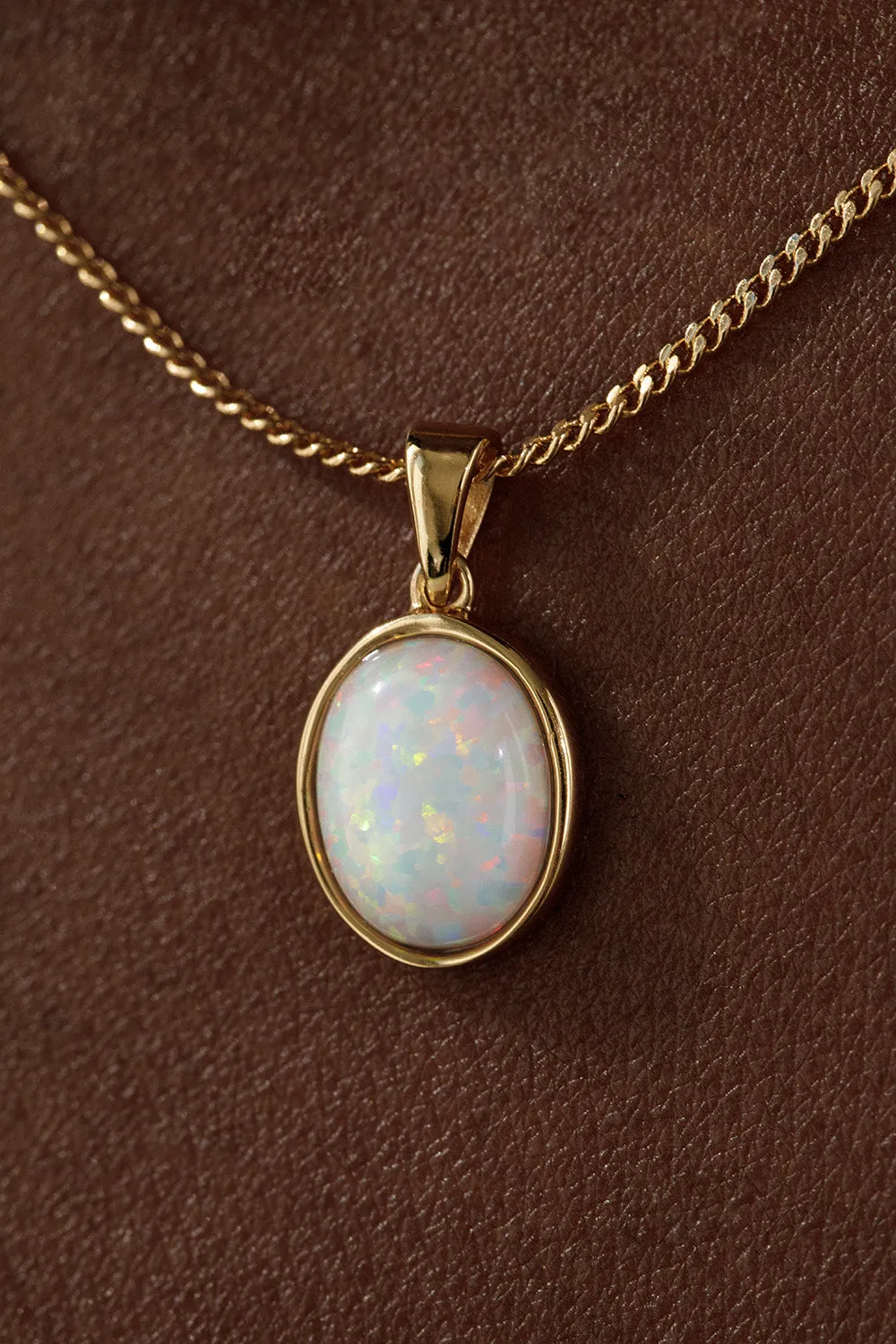 Opal Dream Necklace 14K Gold Plated