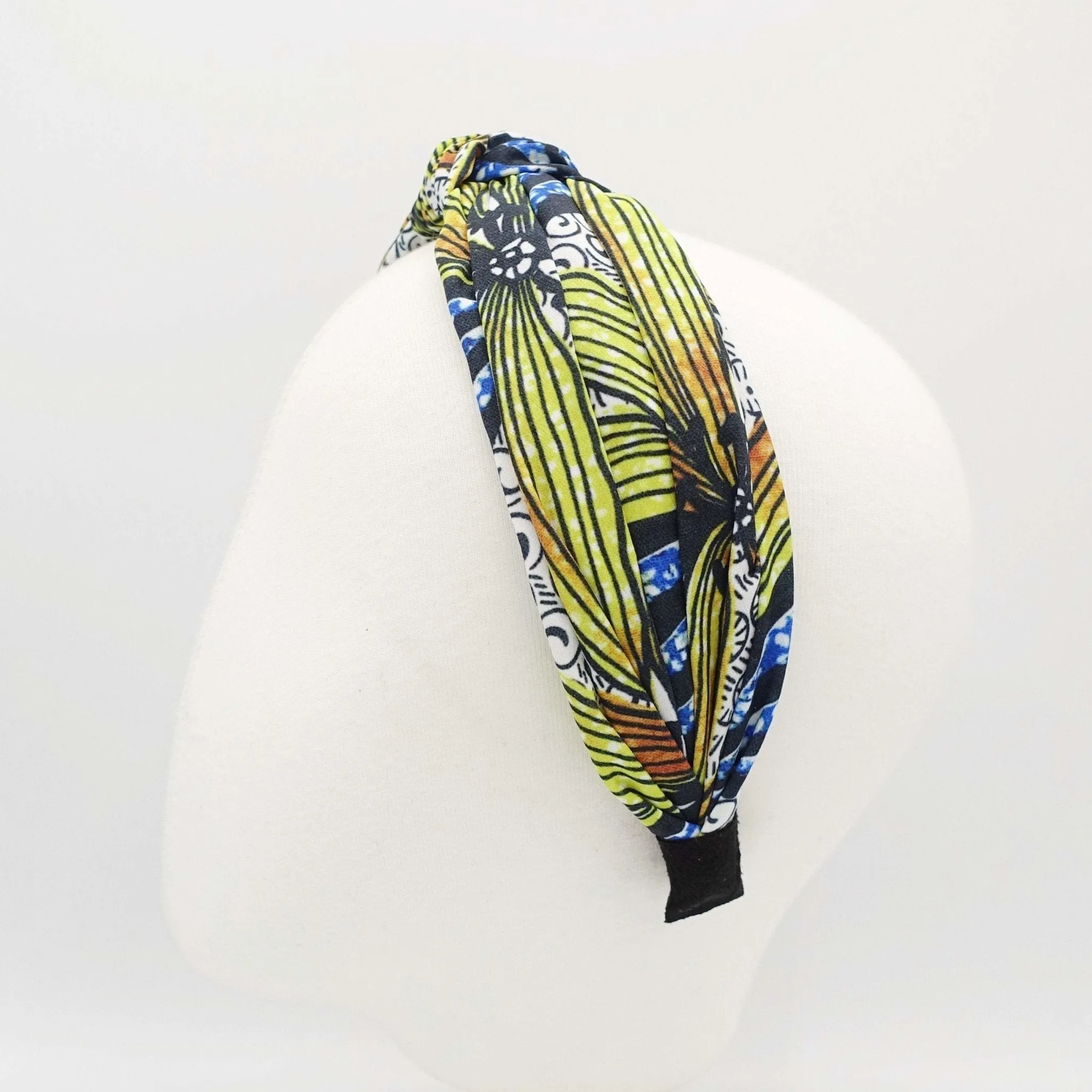 palm tree print knot headband vivid Spring Summer hairband for women