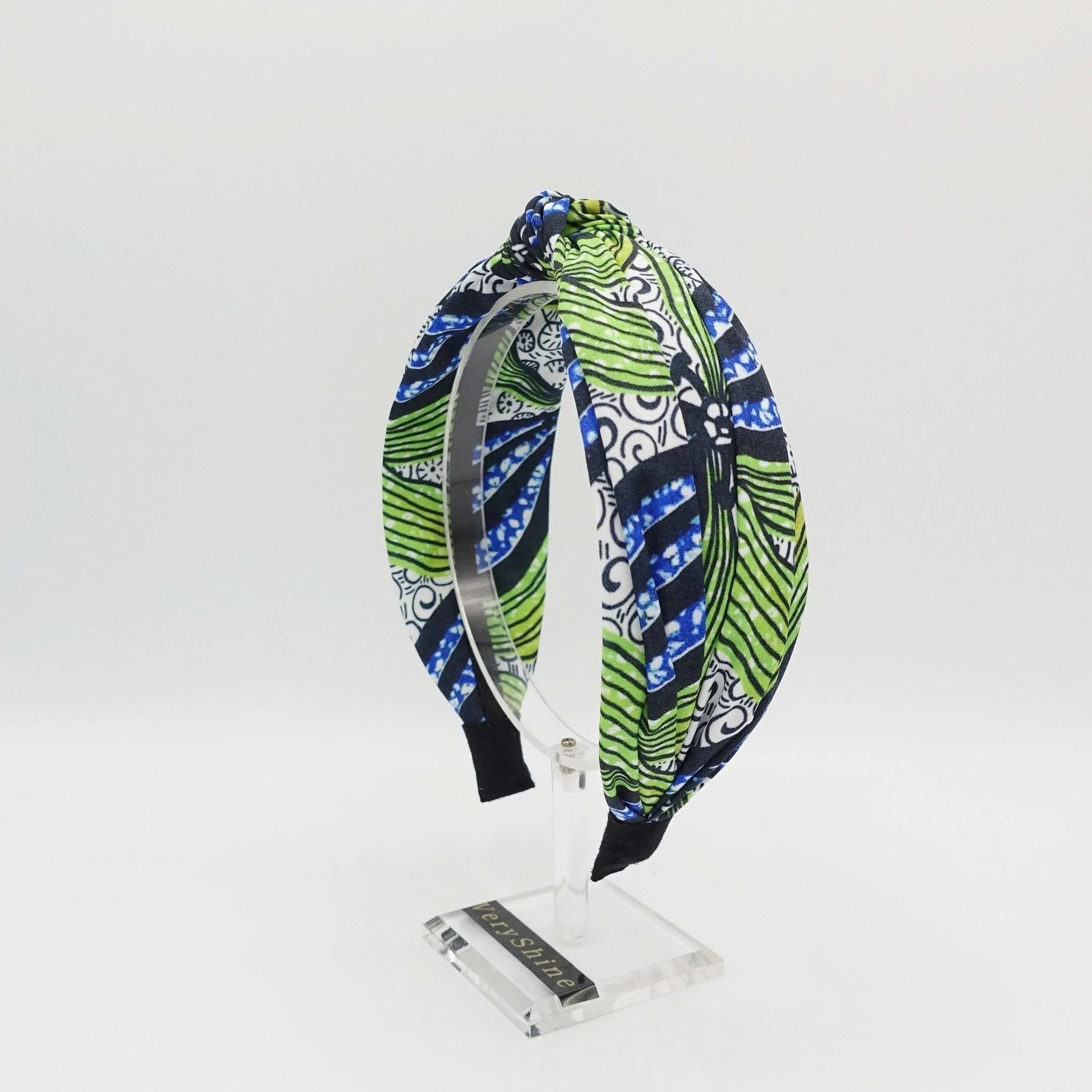 palm tree print knot headband vivid Spring Summer hairband for women