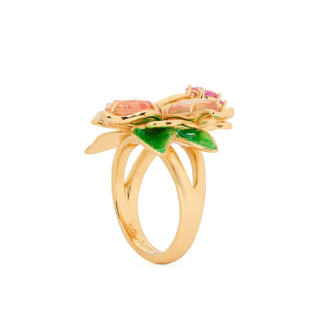 Paradise Flower Cocktail Ring