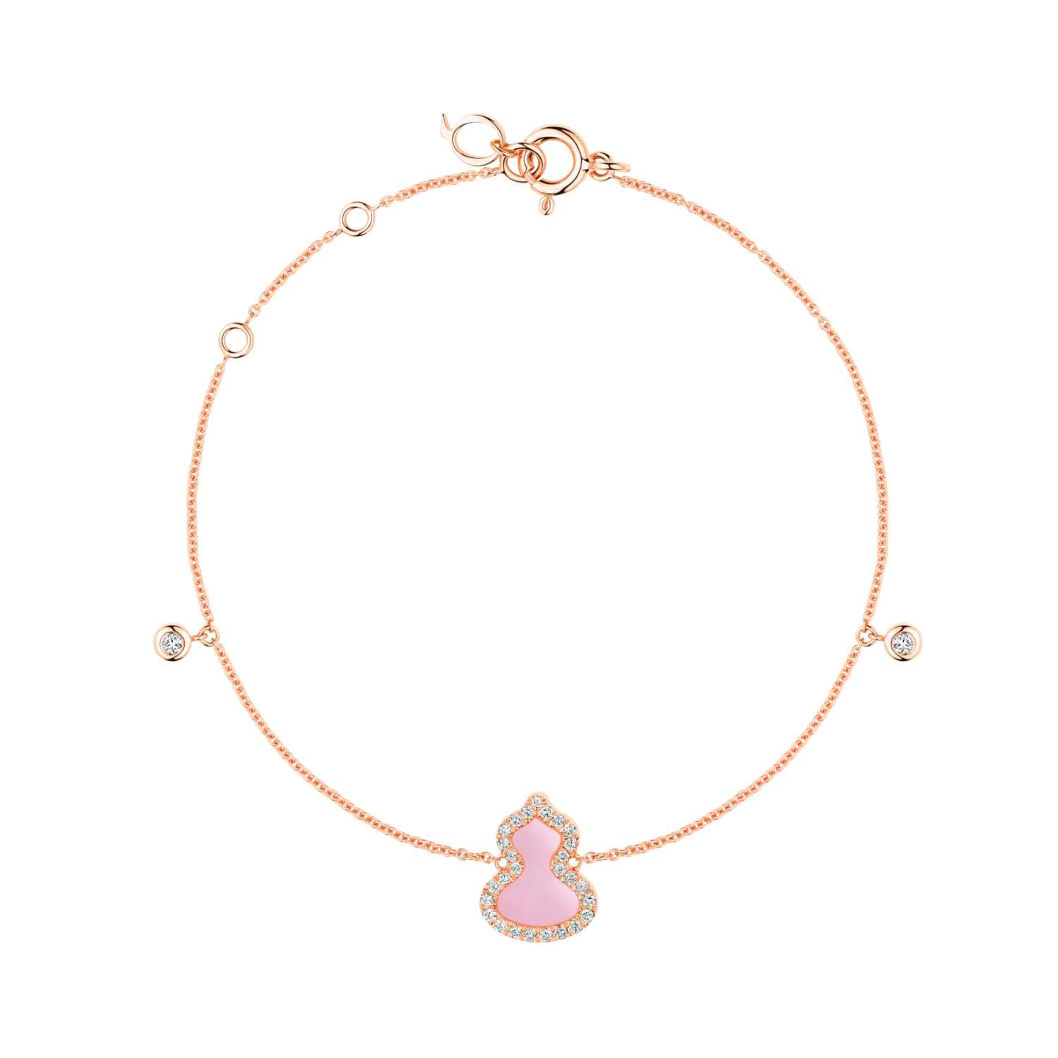 Petite Wulu Bracelet Pink Opal