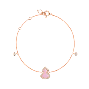 Petite Wulu Bracelet Pink Opal