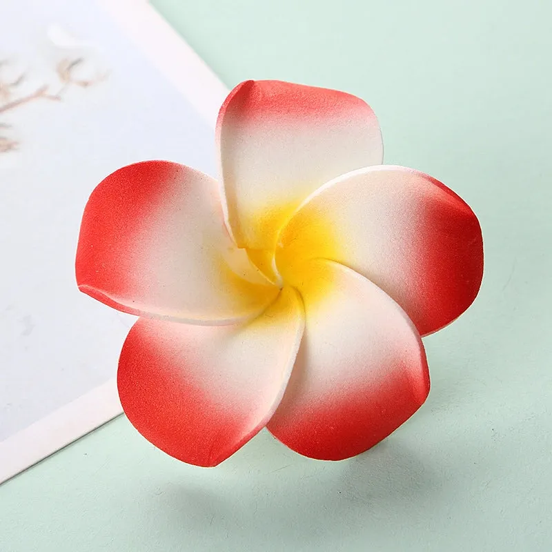 Plumeria Flower Hairpin Wholesale Dai Dress Travel Seaside Holiday Plumeria Flower Hairpin Flower Side Clip Hairpin Headdress