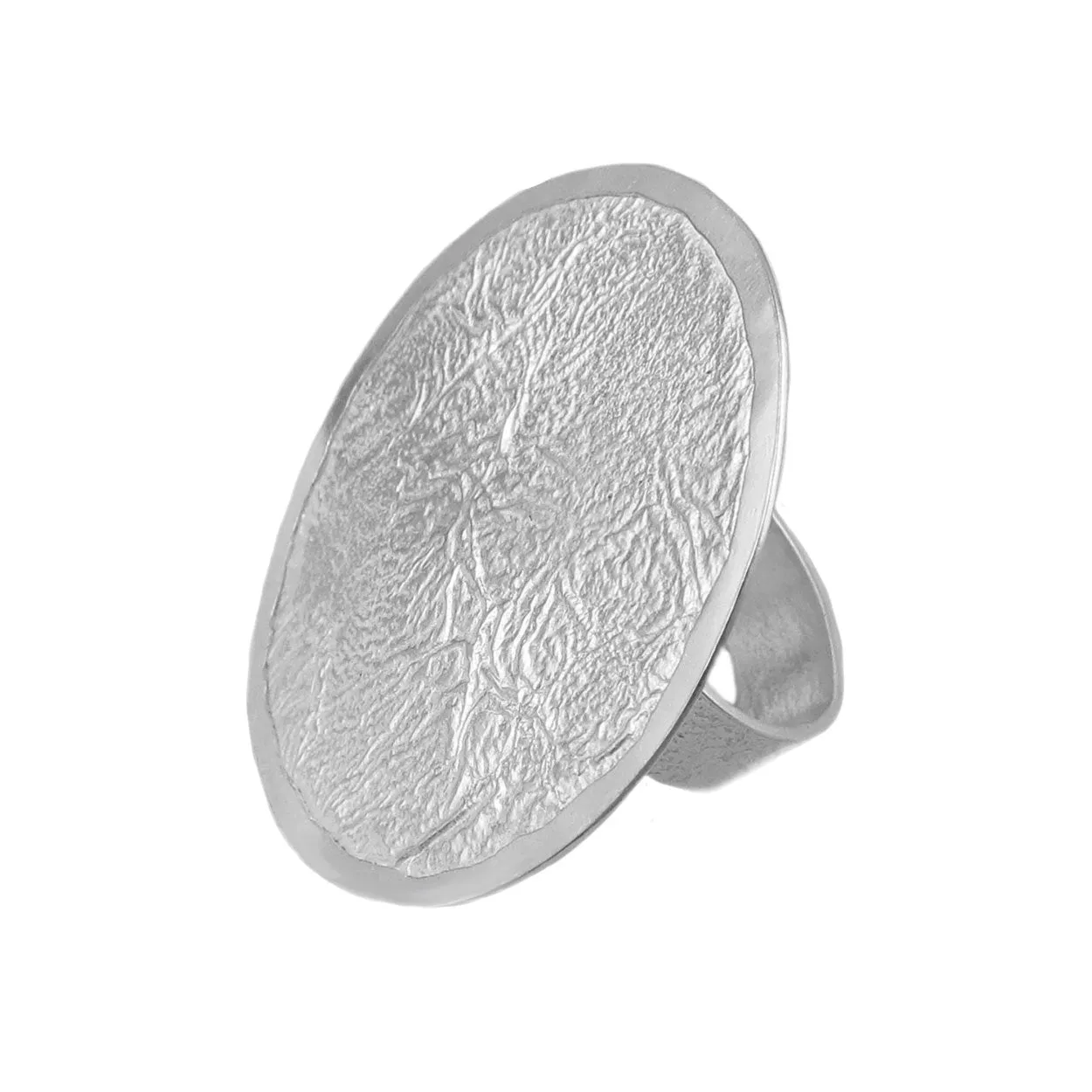 Reticulated Sterling Silver Maria Belen Cocktail Ring