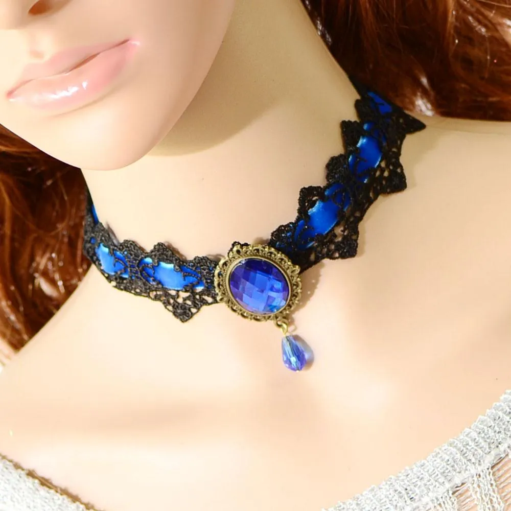 Rhinestone Choker