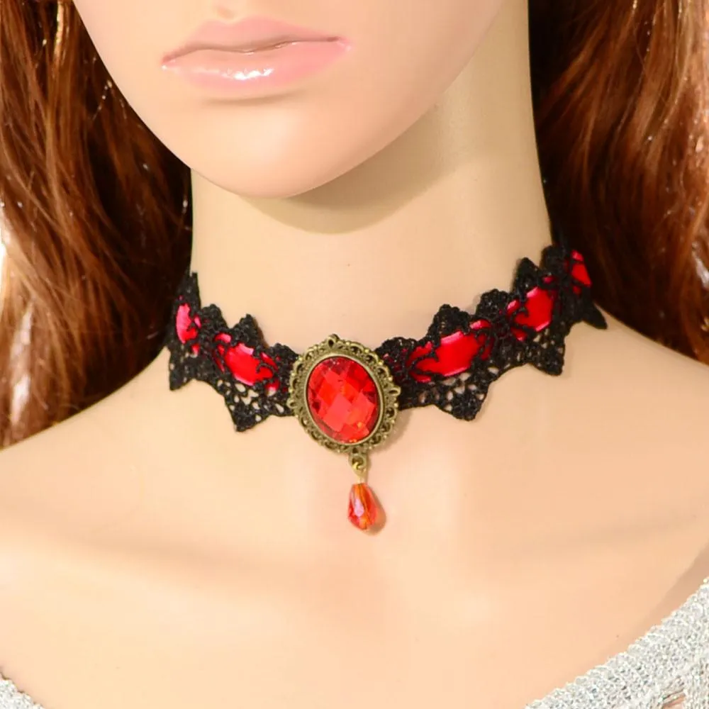 Rhinestone Choker