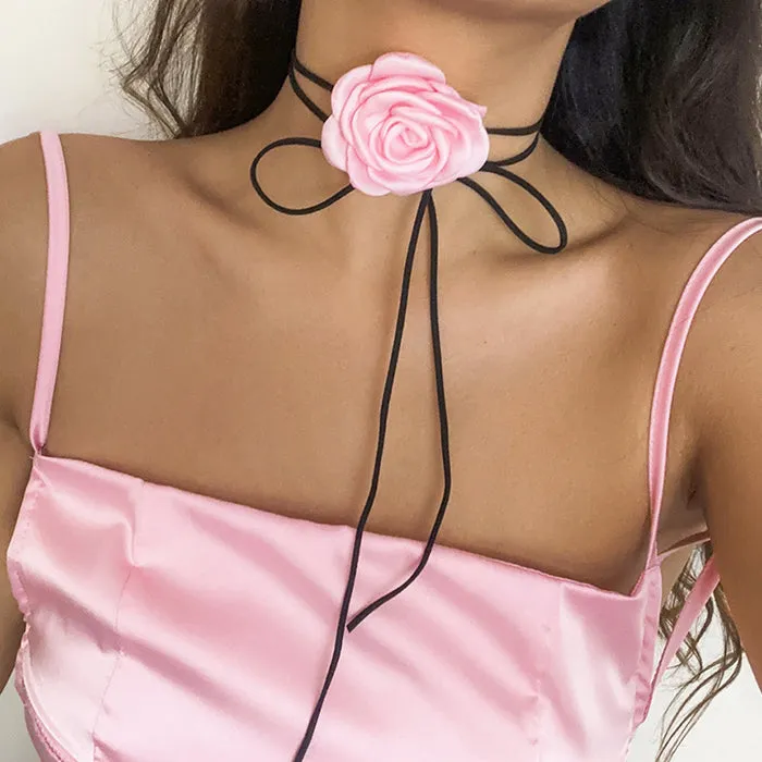 Rose Choker Necklace