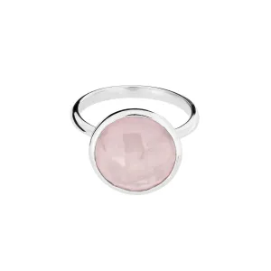 Rose Quartz Cocktail Ring