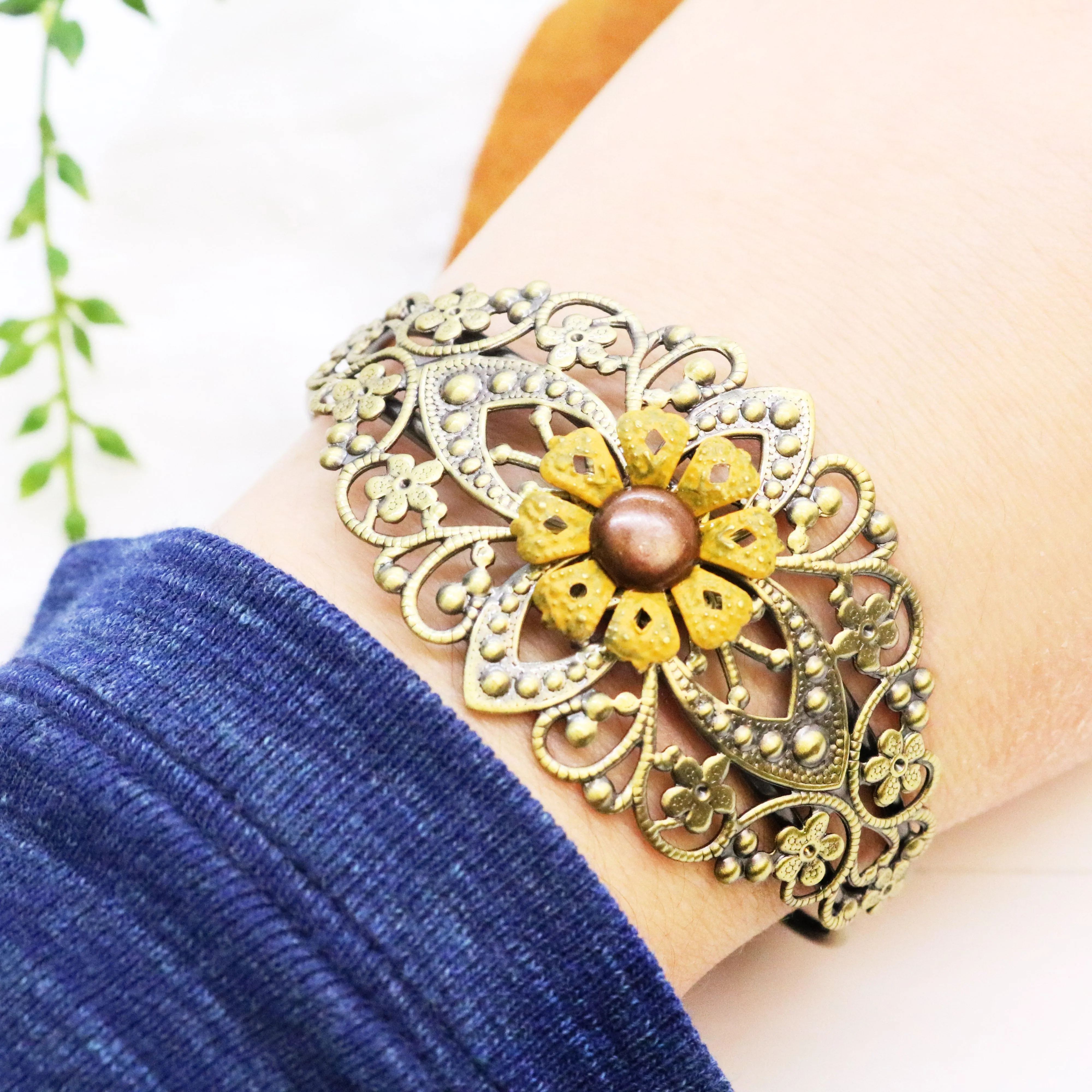 Simply Lovely Floral Cuff