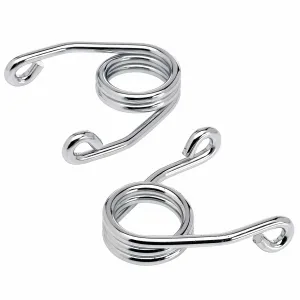 Solo Seat Springs - Hairpin Style - 3 inch Chrome