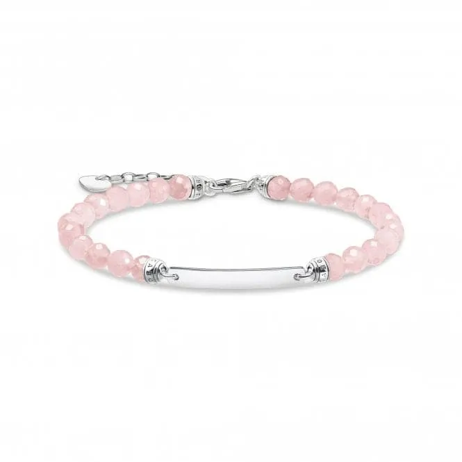 Sterling Silver Pink Stones Bracelet A2042-637-9-L19V