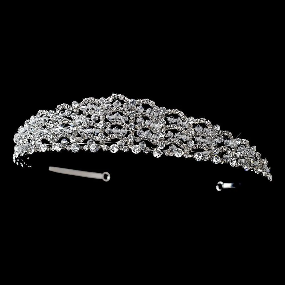 Stunning Swarovski Crystal Bridal Tiara Crown