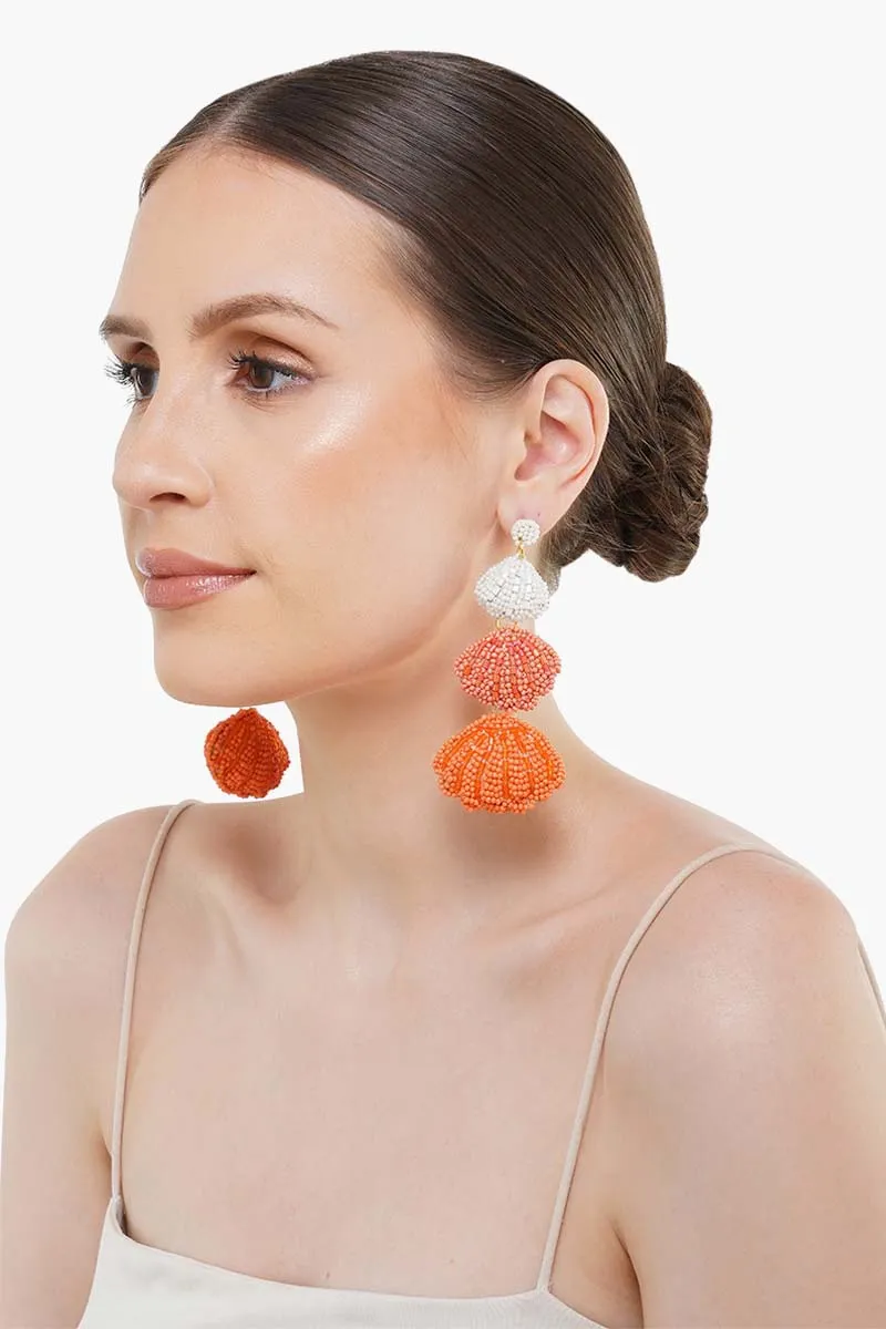 Sunset Seashell Earring