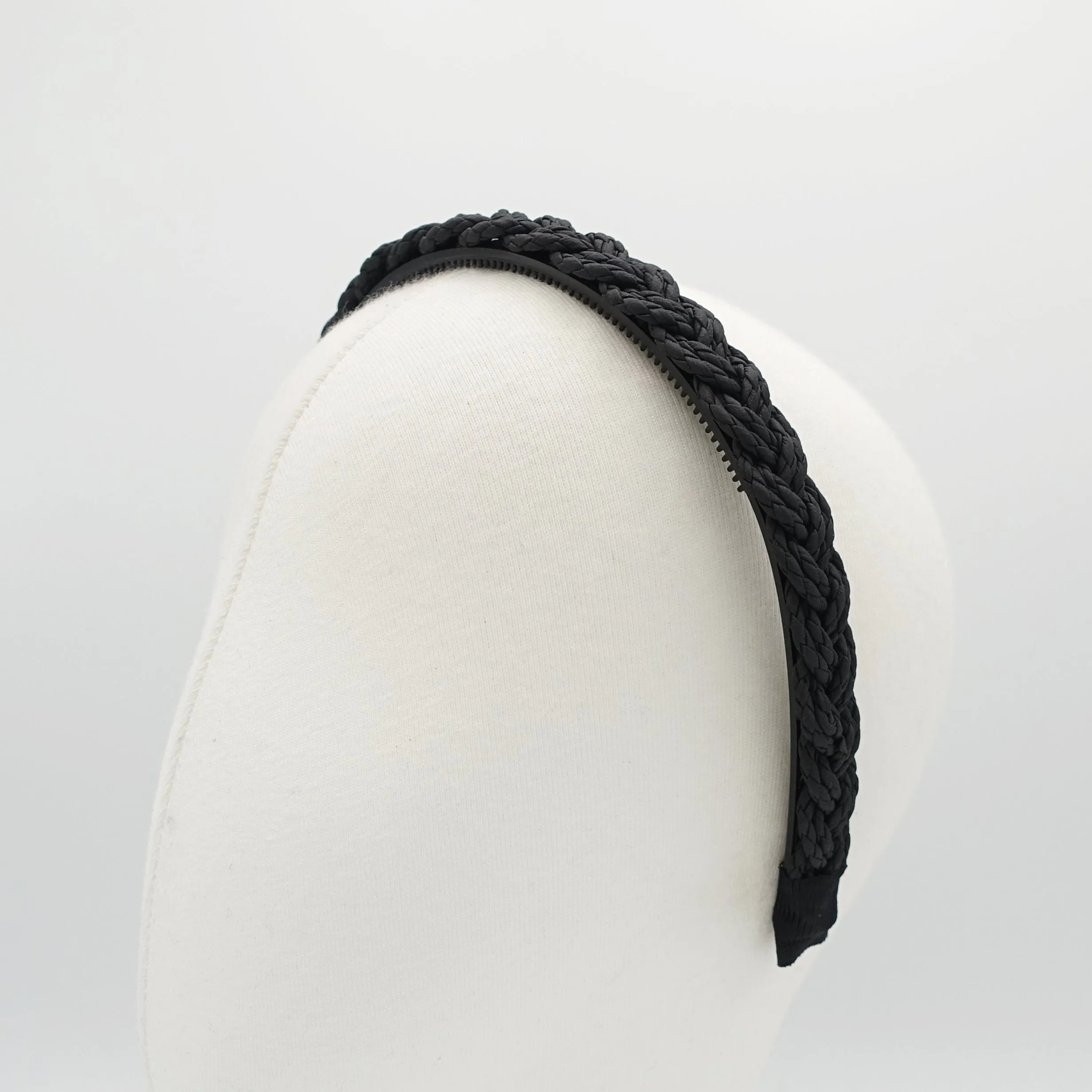 thread strand braided headband basic thin hairband women hair accessory