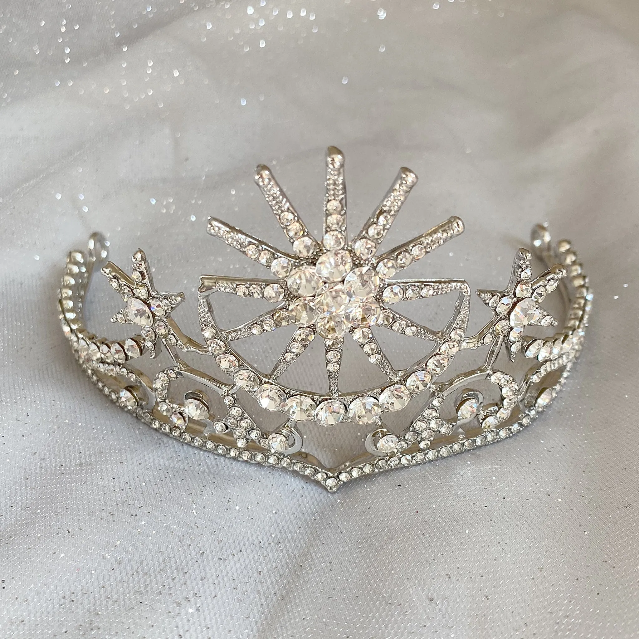 Tiara with Moon and Stars