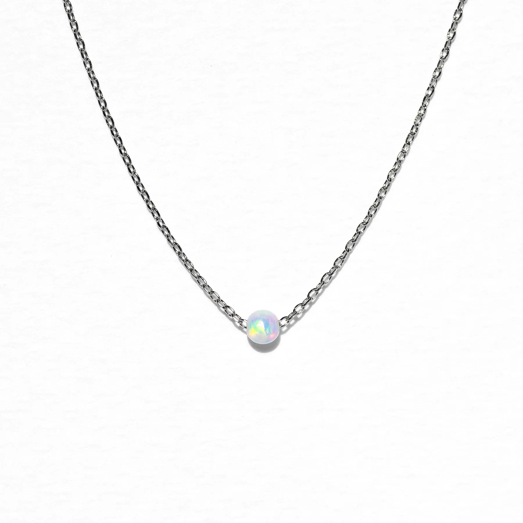 Tiny Opal Necklace