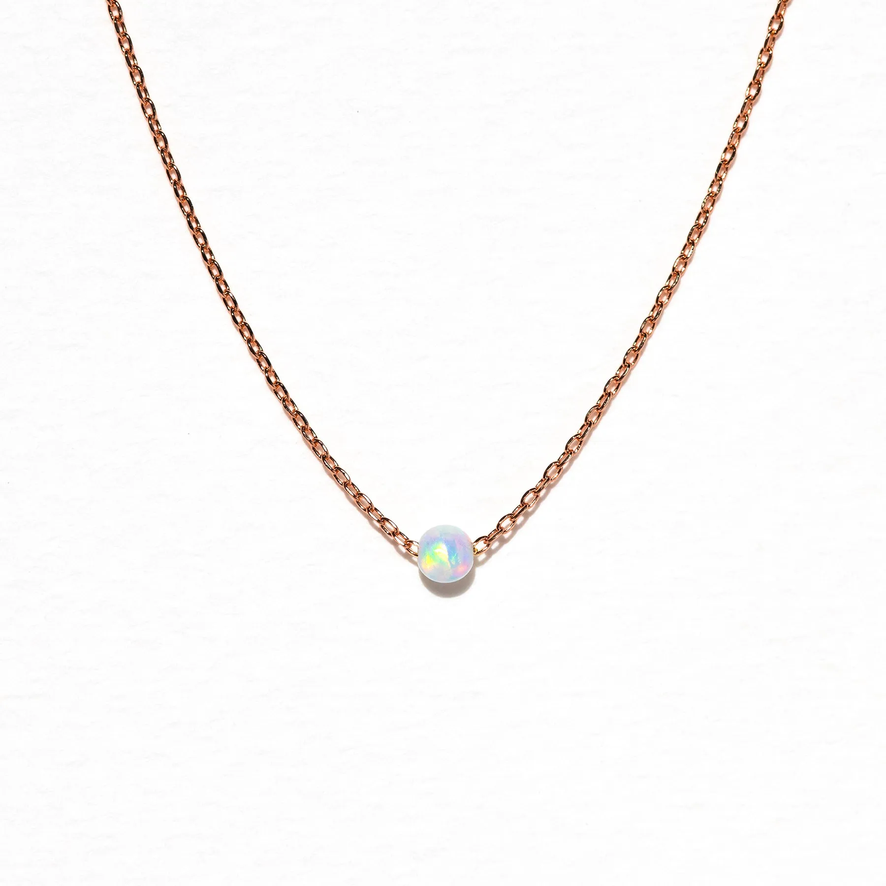 Tiny Opal Necklace