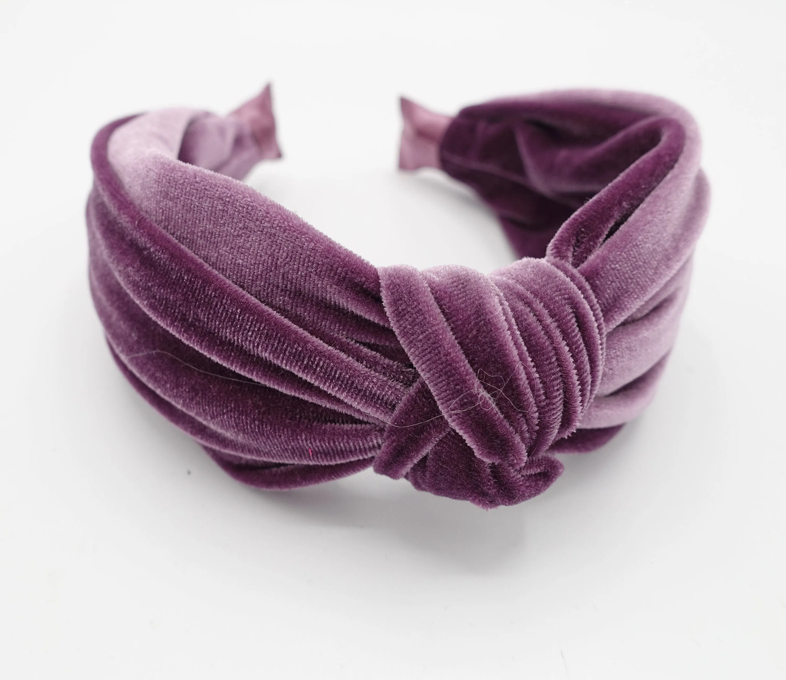 velvet knot headband basic  layered hairband women hair accessories