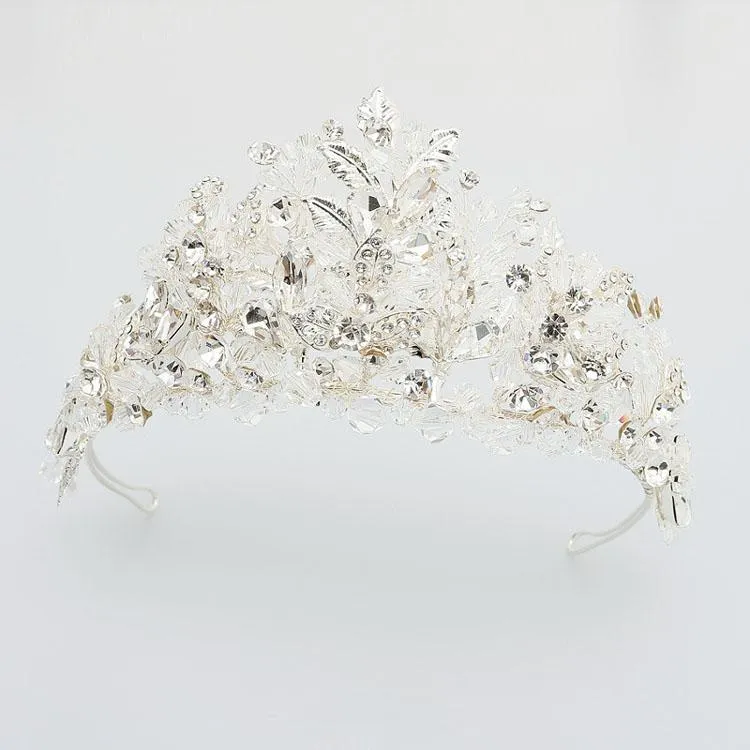 Vintage Crystal Bridal Tiara Crown fit for a Princess Bride