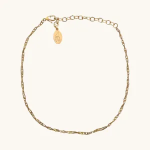 Waterproof Gold Fallon Anklet